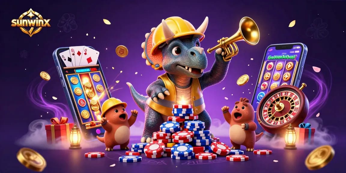 Experience winning action with sunwinx casino as our colorful characters celebrate triumph.