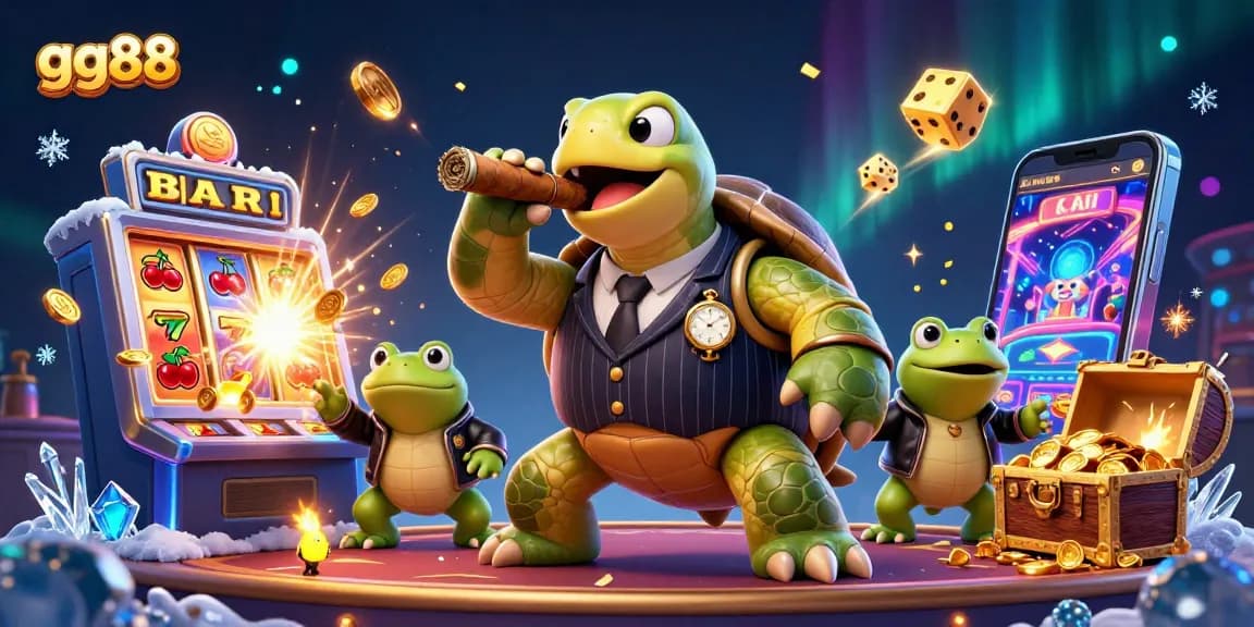 Experience a thrilling night at gg88 with the ultimate casino adventure featuring vibrant characters and exciting game elements.