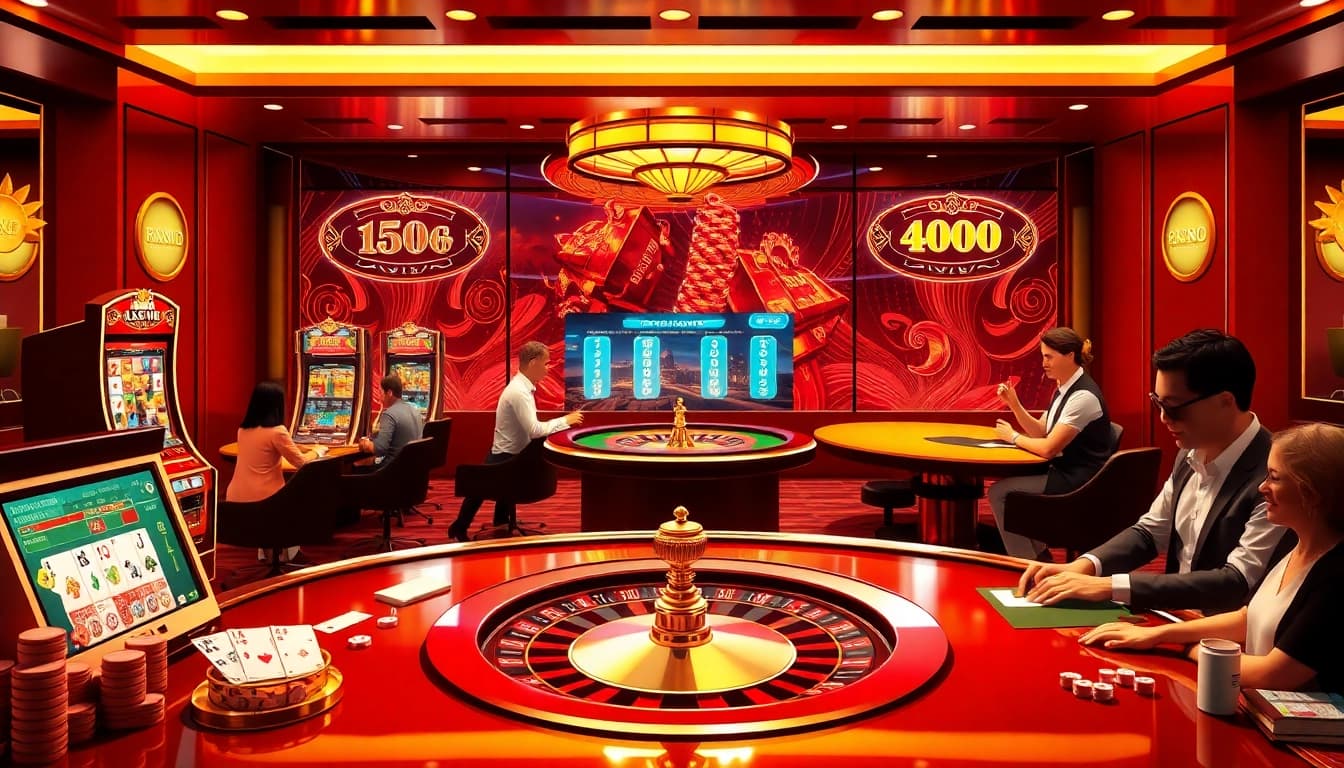 Experience thrilling gameplay at https://rr9988.net/ featuring vibrant casino tables and engaging players.