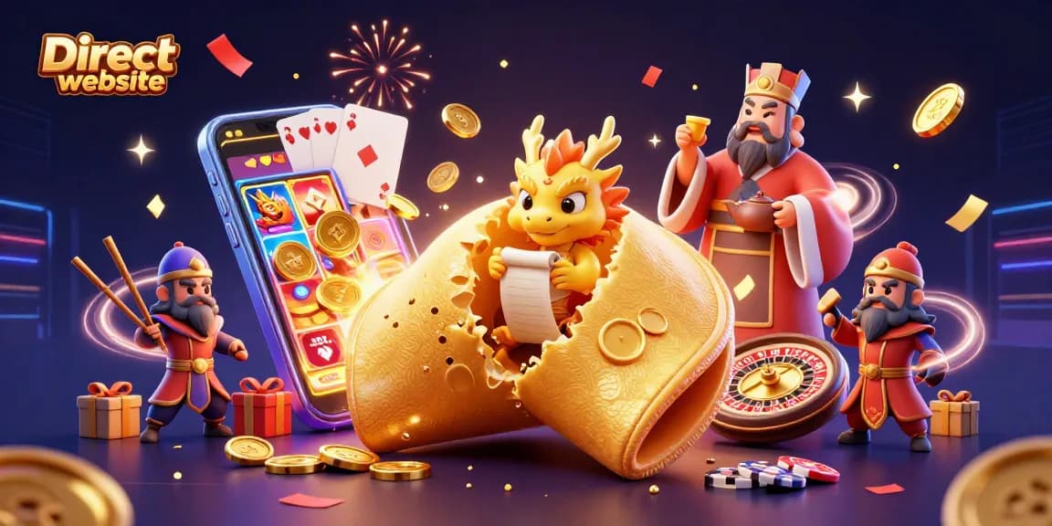 Engage in thrilling gameplay on Direct website with exciting slot games, golden coins, and dynamic casino elements.