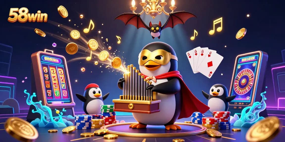 Excite your gaming experience with 58win's vibrant slots and jackpot themes featuring animated characters.