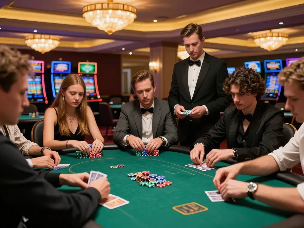 Experience thrilling poker action at 79KING casino with players engaged in high-stakes gameplay.