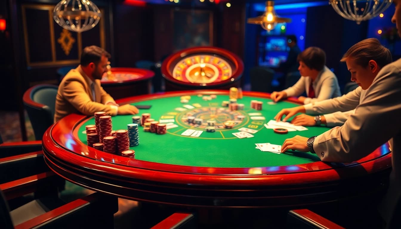 High-stakes poker action at https://gg88.cn.com/ with vibrant chips and intense players.