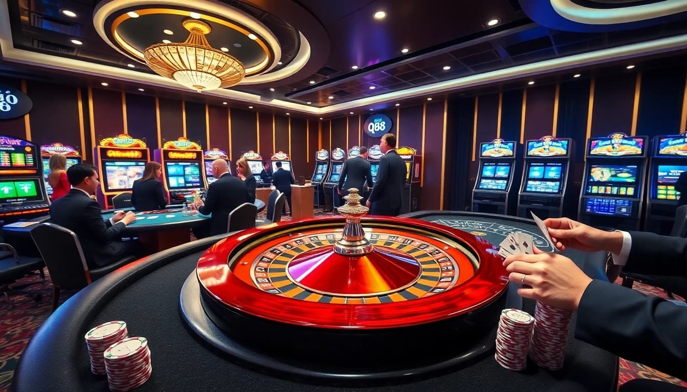 Experience the thrill of qh88 casino gaming with vibrant slots, cards, and roulette excitement.