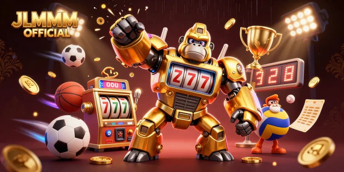 Engage in winning strategies at JLMMM OFFICIAL with a thrilling 3D casino illustration.