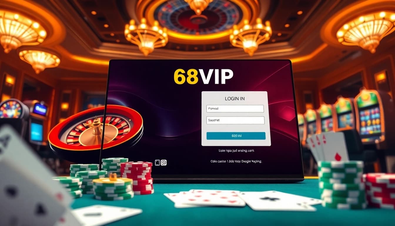 Engage with Đăng Nhập Nhà Cái 68VIP to initiate an exciting online gambling experience with elite gaming options.