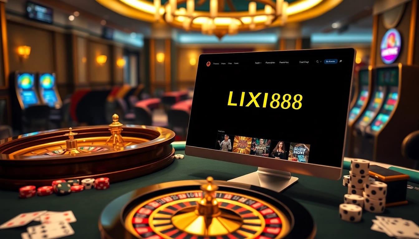 Experience the thrill of LIXI88 casino with dynamic games like slots and poker.