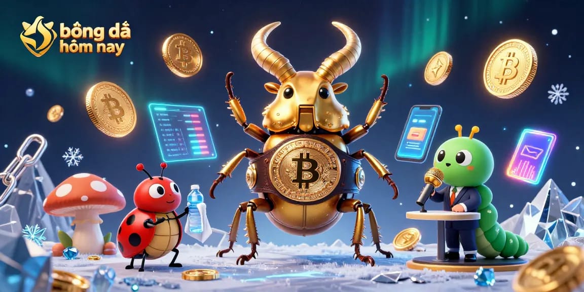 Watch trực tiếp bóng đá hôm nay with vibrant 3D art featuring unique characters and exciting gambling elements.
