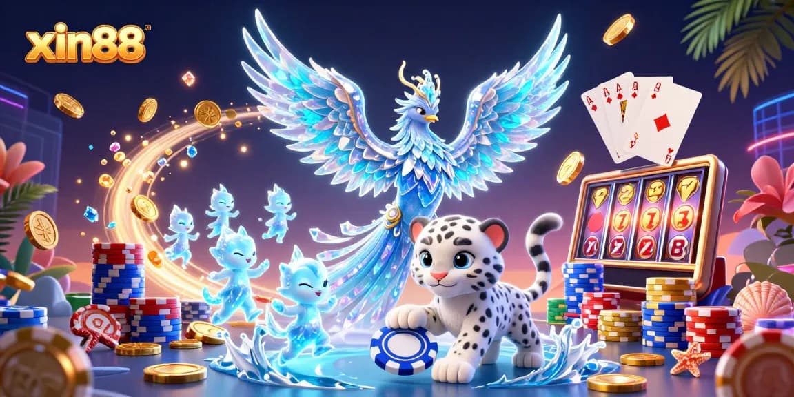 Experience excitement at xin88 with glowing game elements and vibrant characters enhancing your play.