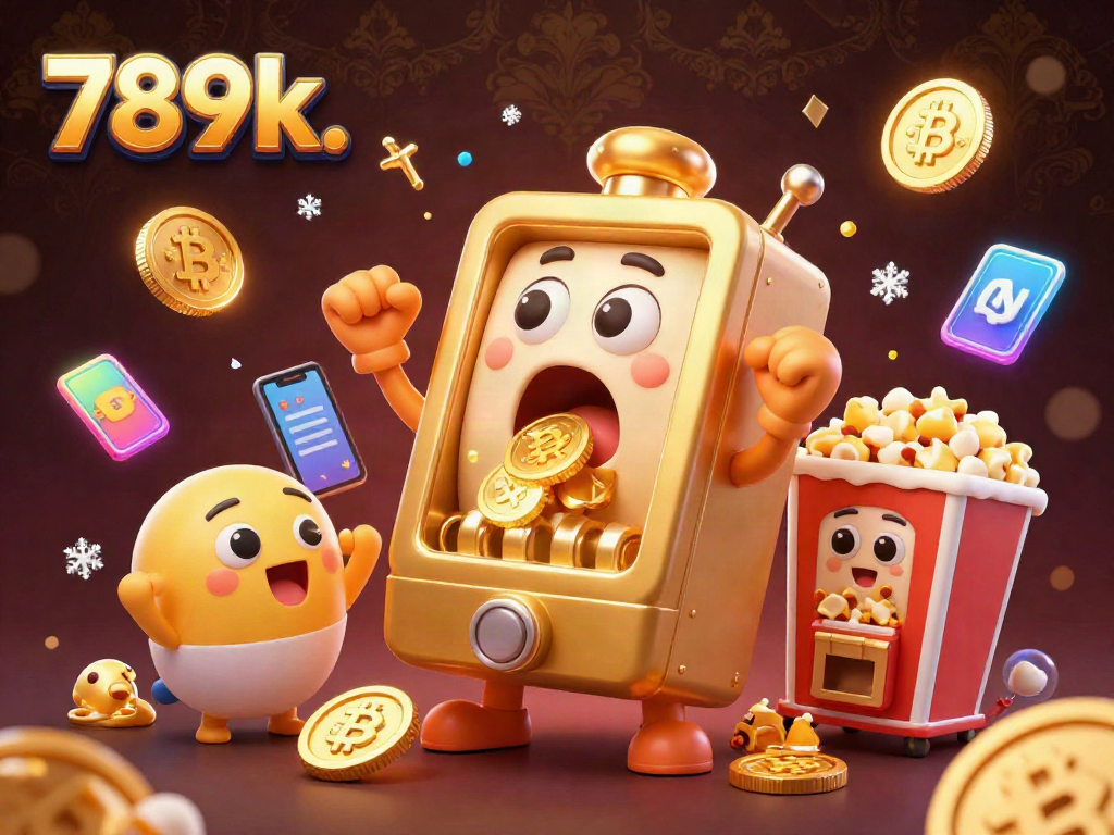 Spin the reels and win big with exciting 789k casino action featuring golden slot machines and coins.