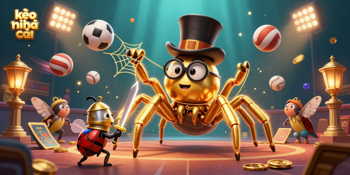 Engage in the kèo nhà cái with dramatic sports scenes and vibrant casino elements.