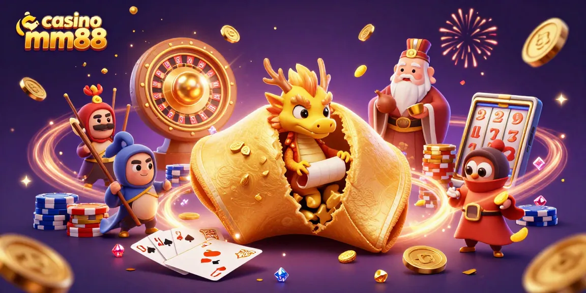 Experience winning thrills at casino mm88 with gold coins, poker chips, and dynamic gaming elements.