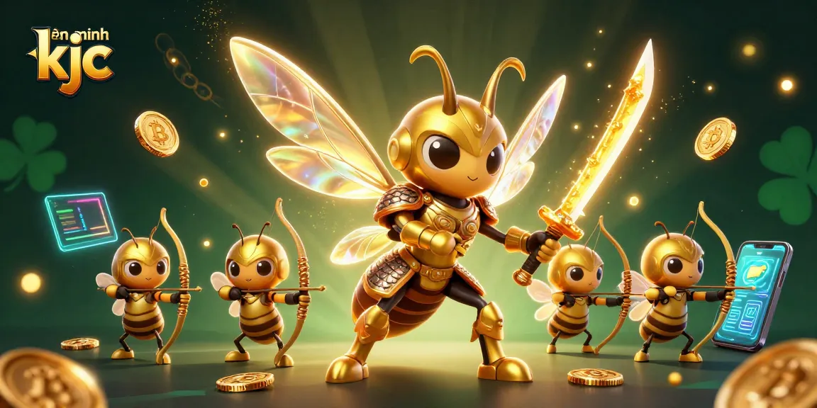 Engage in thrilling adventures with liên minh kjc, highlighted by an energetic scene of fantastic characters.