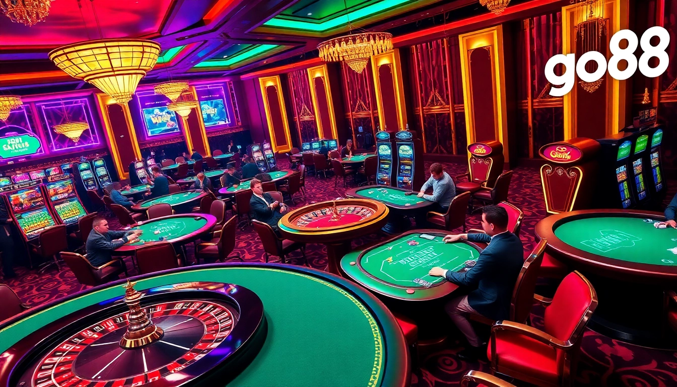 Experience the excitement of go88 with thrilling casino games and vibrant gaming tables.