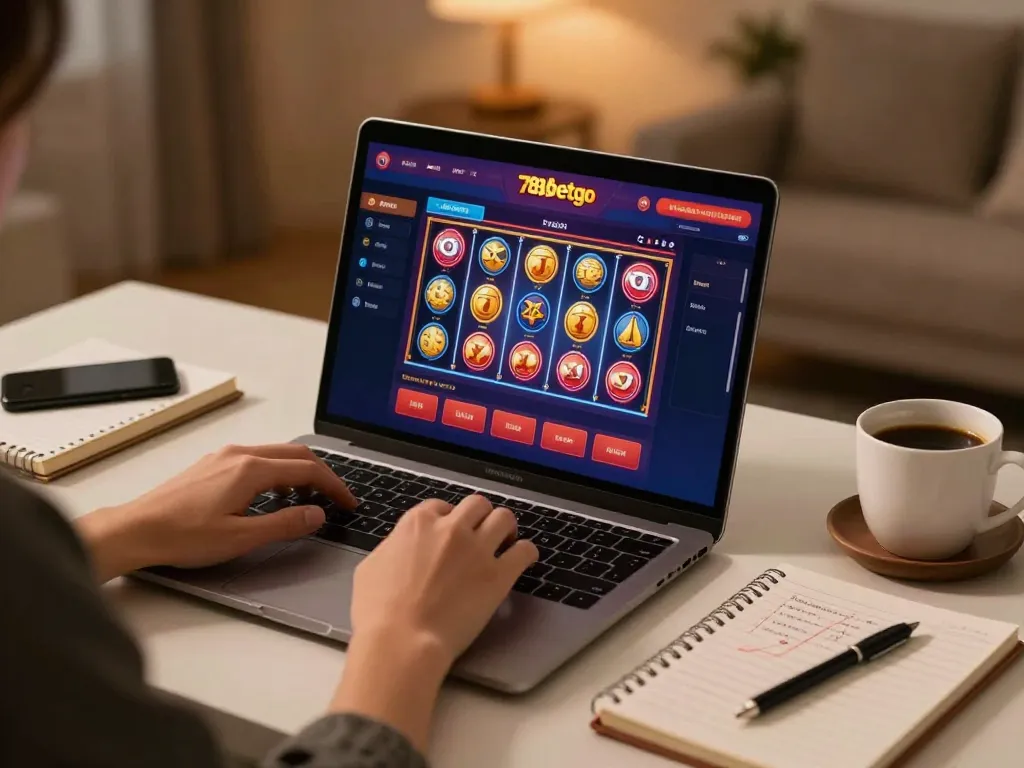 Engaging in online gaming at home using 789betgo for strategic casino play.