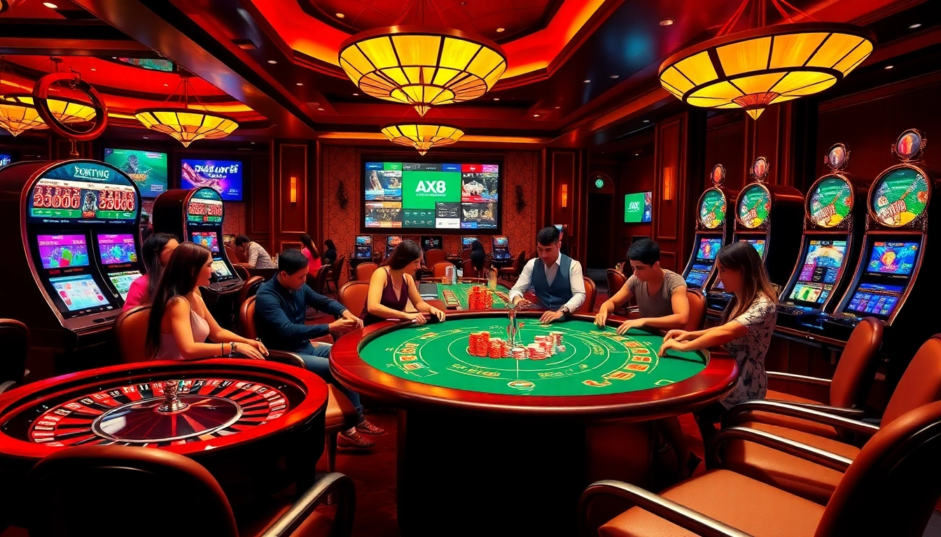 experience the thrill of gambling at https://ax88.bid/ with vibrant poker chips and exciting casino games.