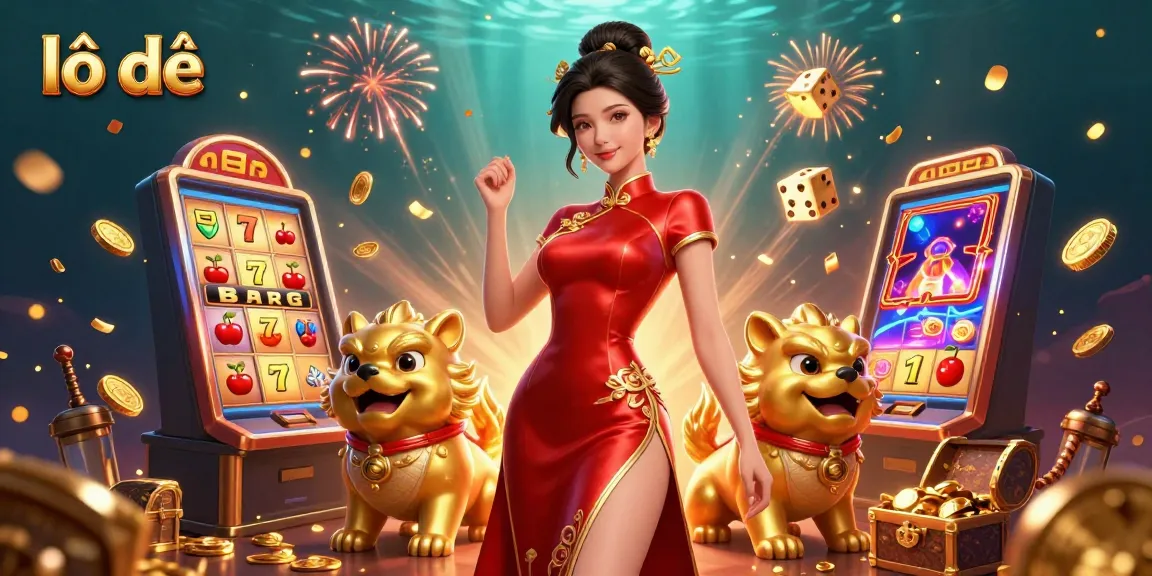 Experience the thrill of lô đề with exciting jackpots and colorful casino elements.
