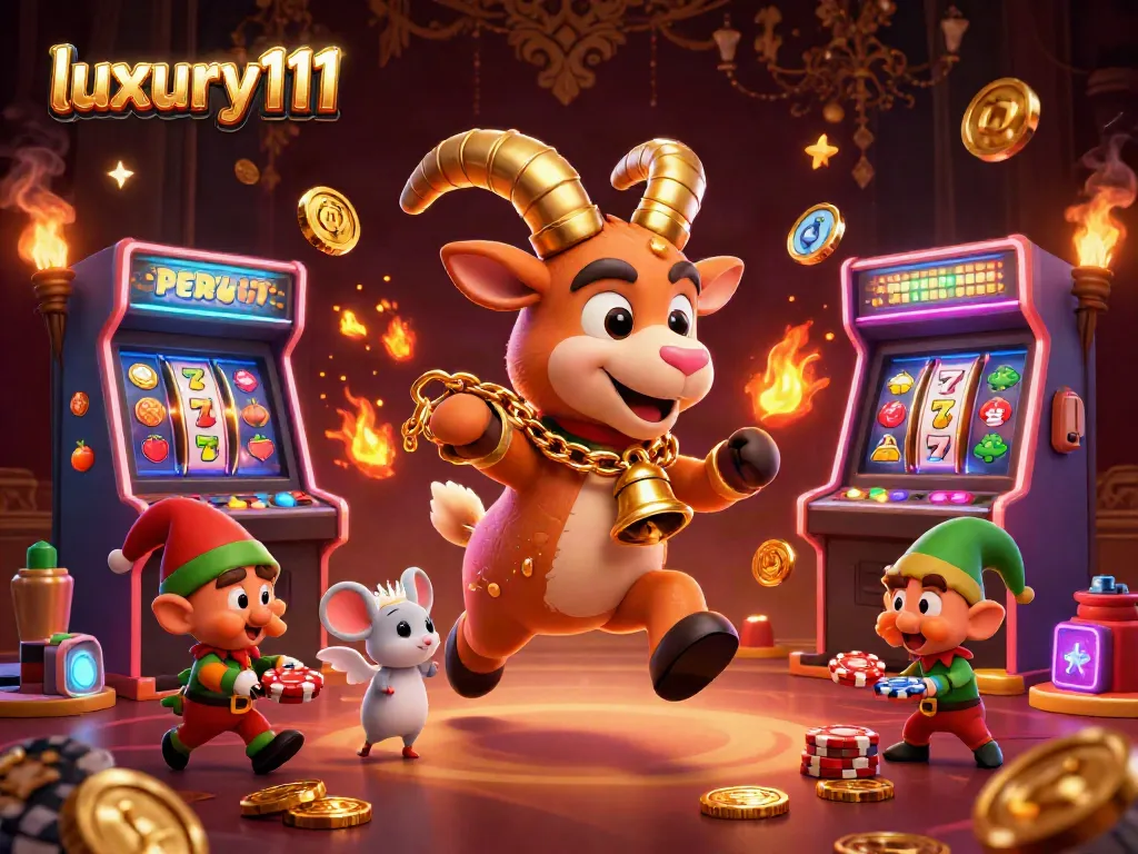 Experience excitement at luxury111 casino as Krampus manages chaos with angels and naughty gremlins.