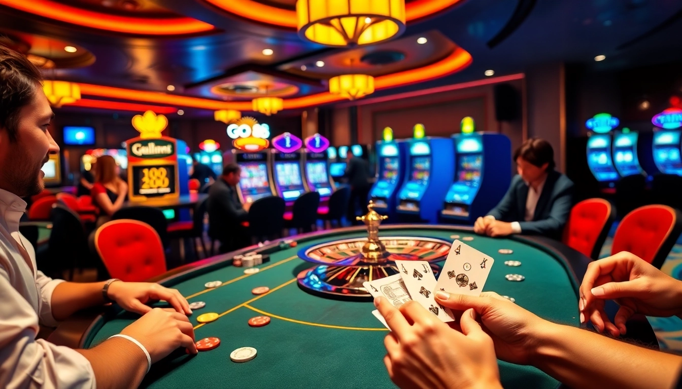 Spectators engaging at the Go 88 gaming table in a luxurious casino setting.