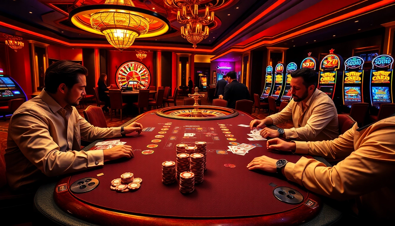 SODO-themed poker game featuring vibrant chips and intense gameplay excitement