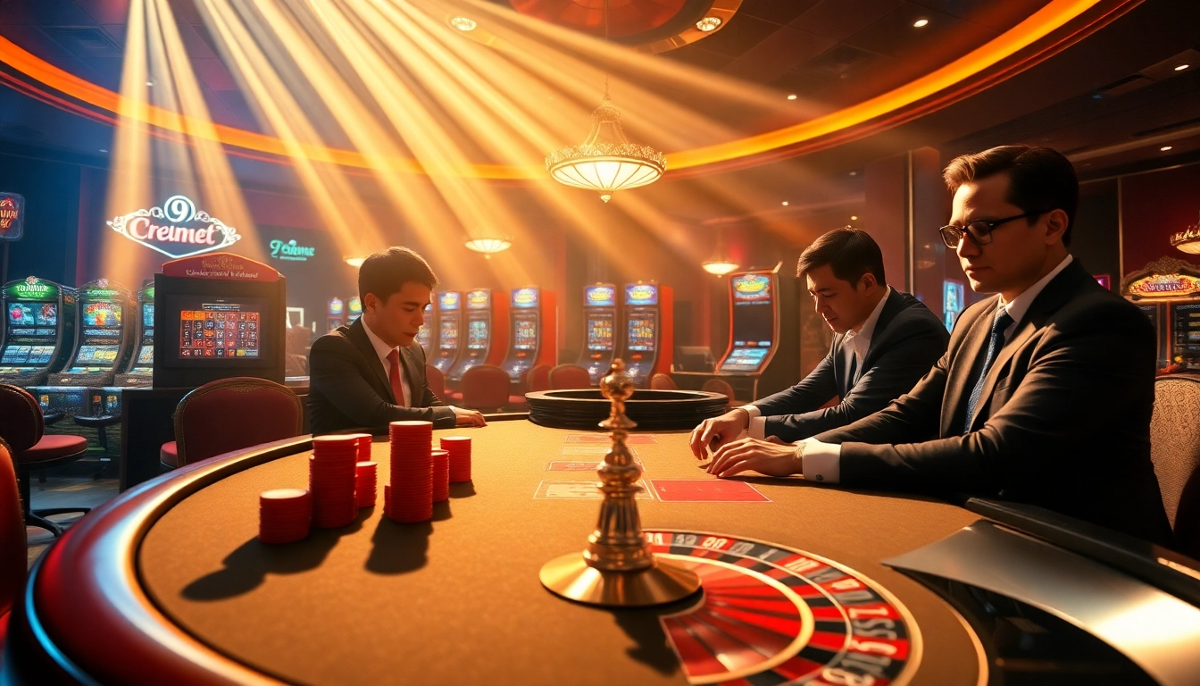 Experience the thrill of high-stakes gambling at https://9bet.today/ with luxurious casino elements.
