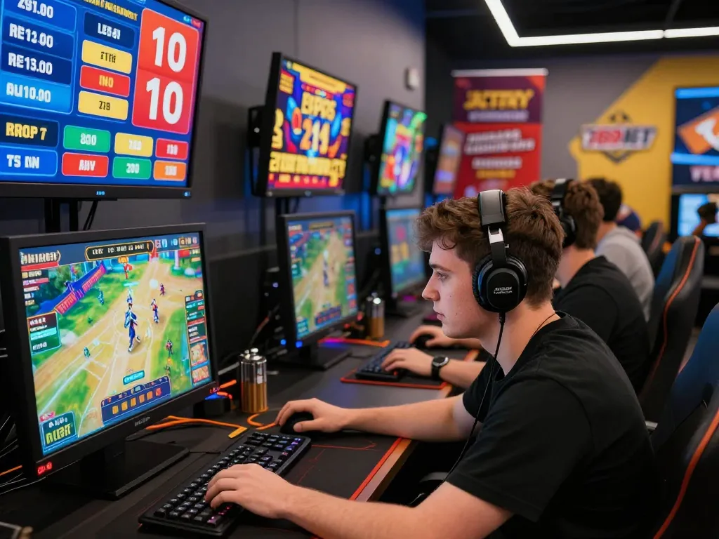 Engaged players experiencing online games at 789bet.com, showcasing the excitement of live betting.