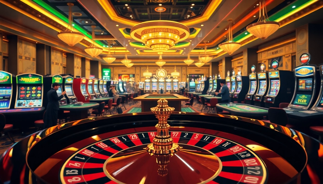Experience thrilling gaming at a luxurious casino with qqtruyen-inspired visuals and dynamic action.
