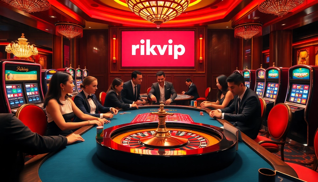 Experience high-stakes excitement at rikvip with rich casino visuals.