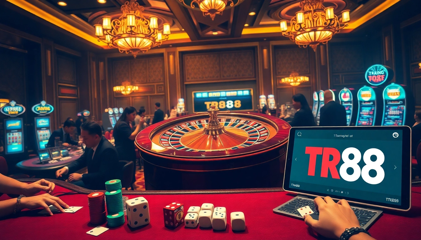 Experience the excitement of trang chủ TR88 with vibrant casino games and professional players.