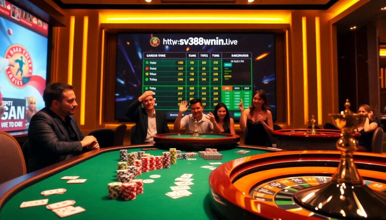 Experience thrilling gambling action at https://sv388win.live with a lively casino atmosphere filled with excitement.