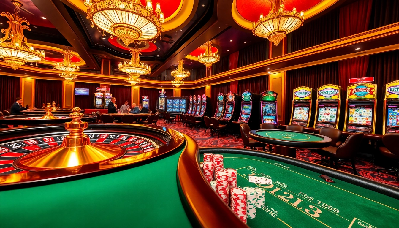 Players enjoying high-stakes games at SODO Casino's vibrant gaming floor.